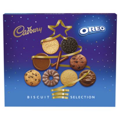 Picture of Christmas Cad Assorted Biscuit Sel 500g x6